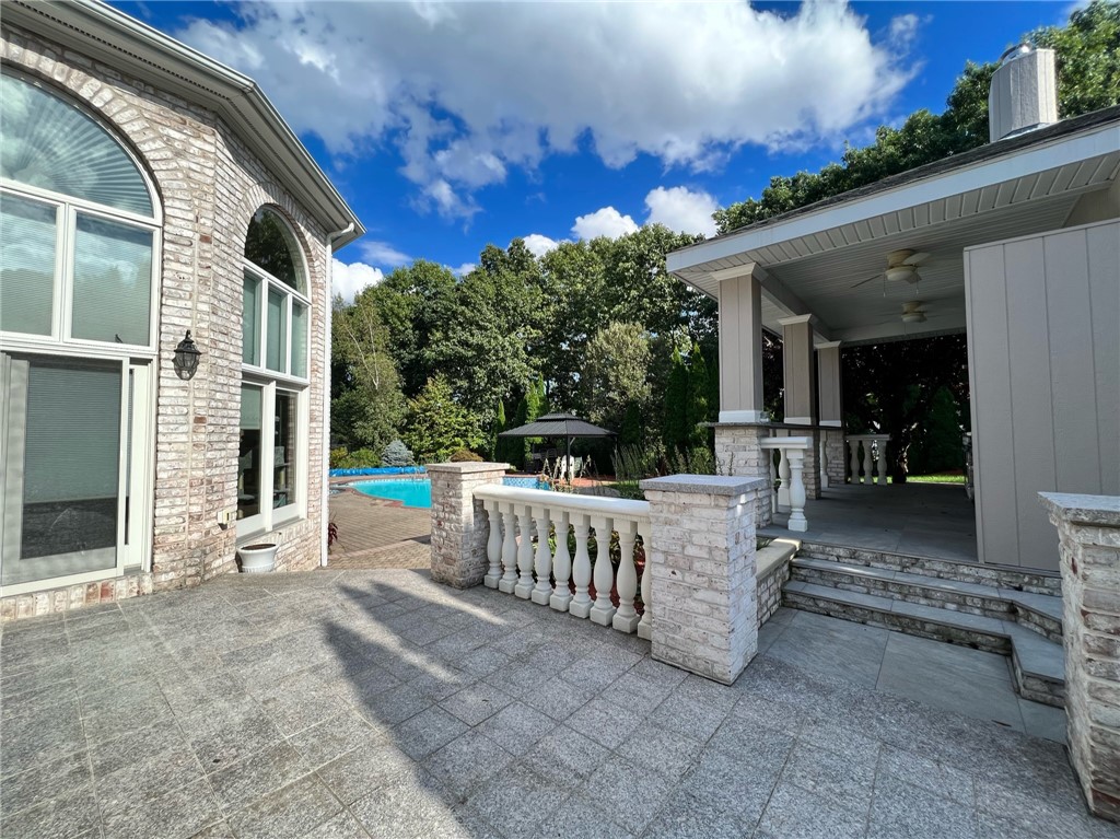 1 Christopher Drive Lincoln, RI 02865 - Photo 45 of 48 Stone work Balcony.