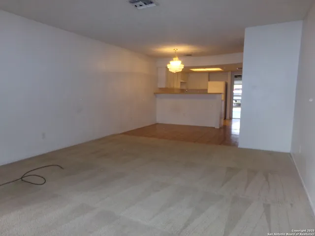 a view of empty room