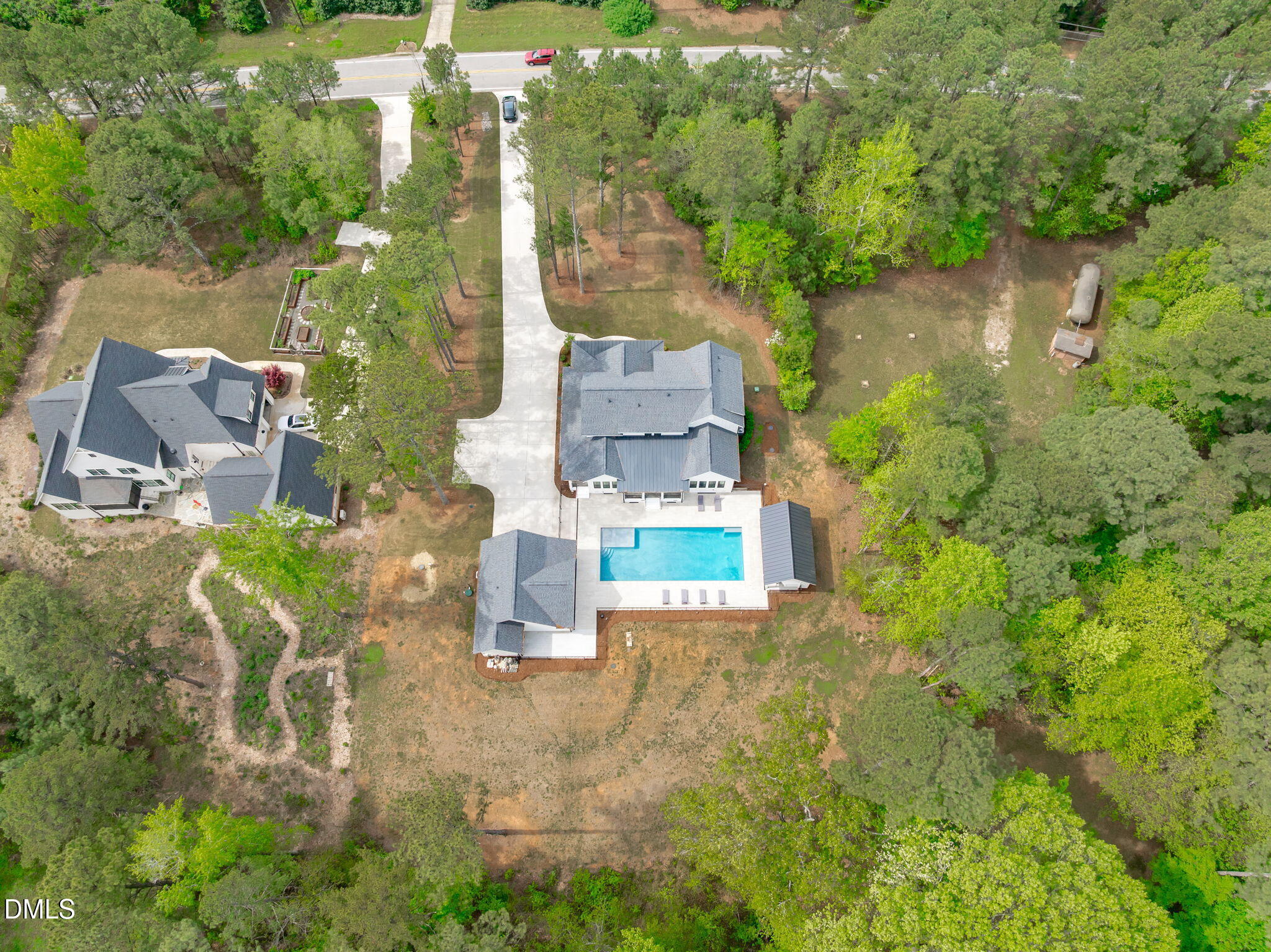 5005 Ten-Ten Road Apex, NC 27539 - Photo 54 of 60 Aerial Property Rear