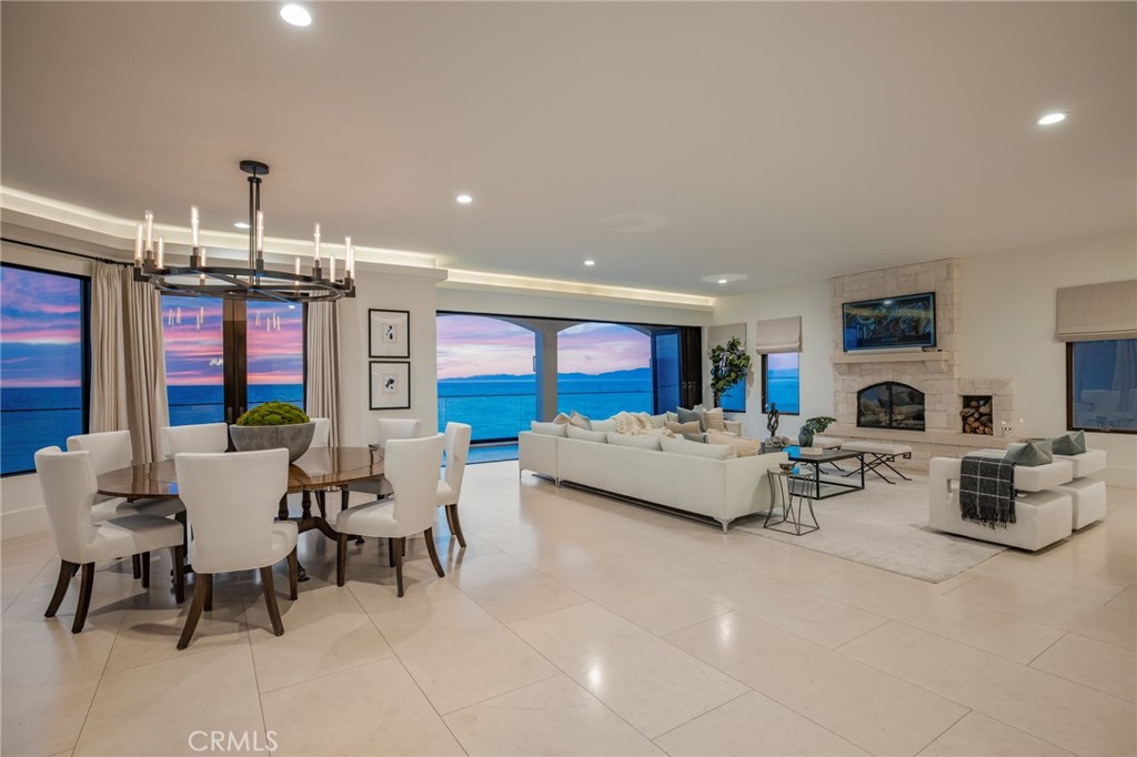 709 Esplanade Redondo Beach, CA 90277 - Photo 70 of 75 a living room with furniture and kitchen view