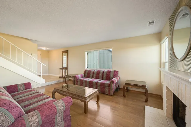 a view of city from a balcony