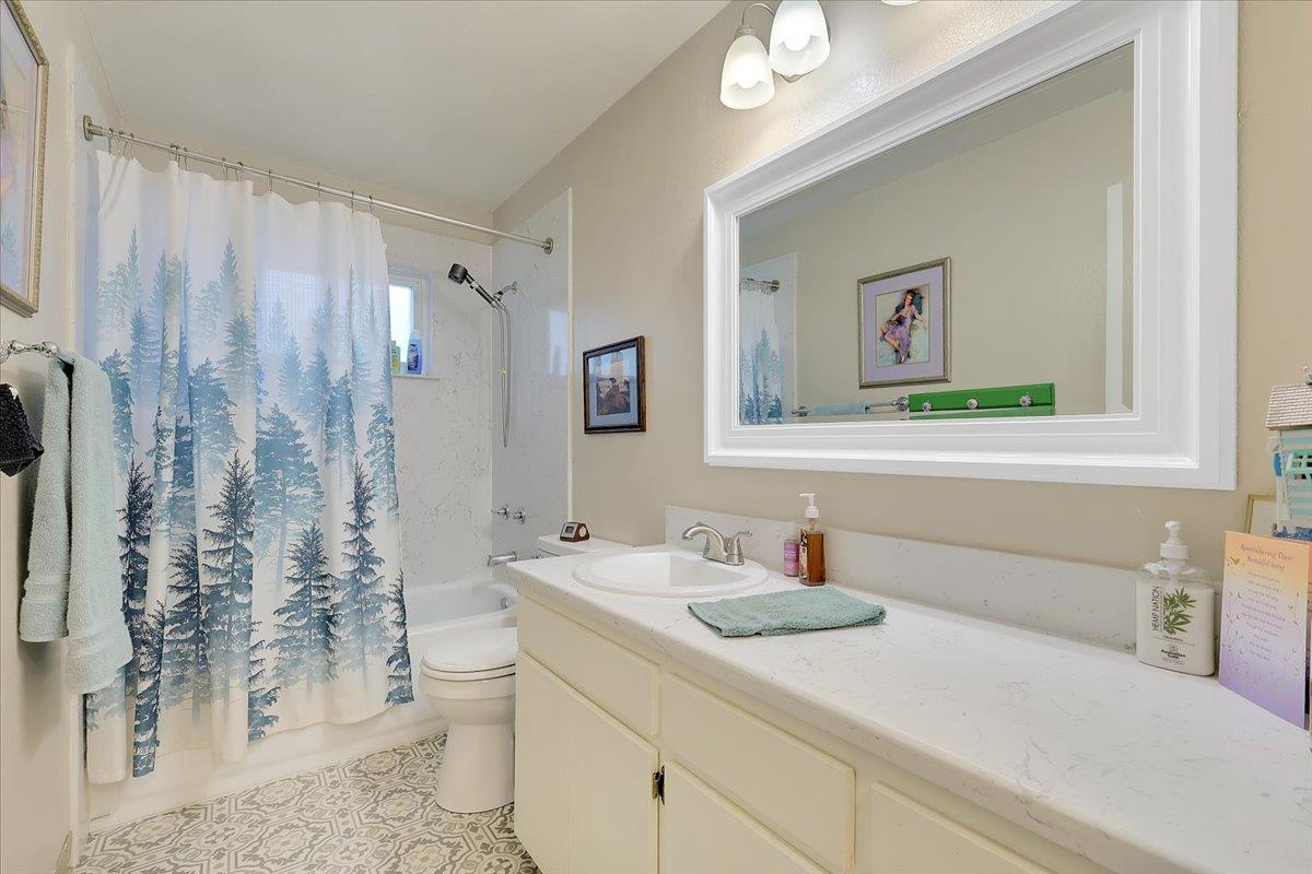 1650 North Township Road Yuba City, CA 95993 - Photo 12 of 27 a bathroom with a sink a toilet and shower