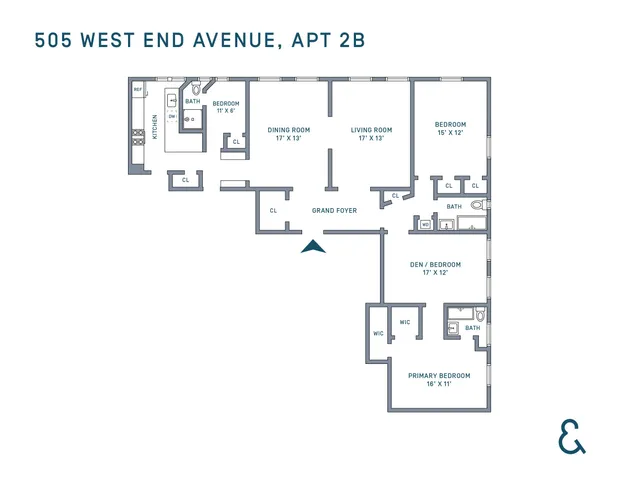 $2,275,000 | 505 West End Avenue, Unit 2B | Upper West Side