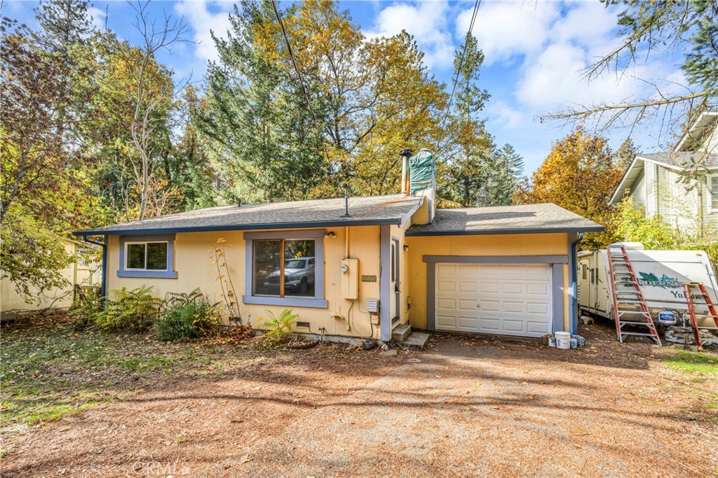 a view of a house with a patio