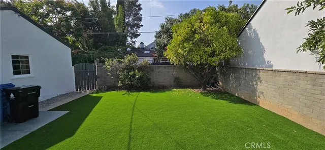 a view of an outdoor space and a yard