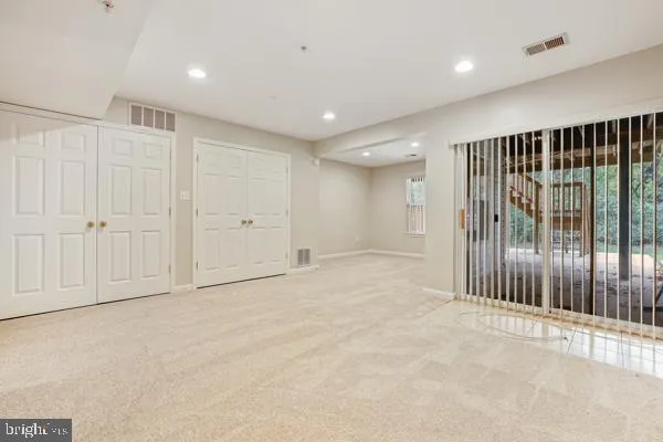 a view of an empty room