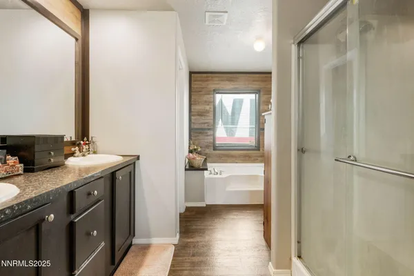 a bathroom with a sink and a bathtub