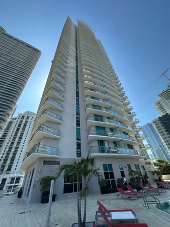 a front view of a building