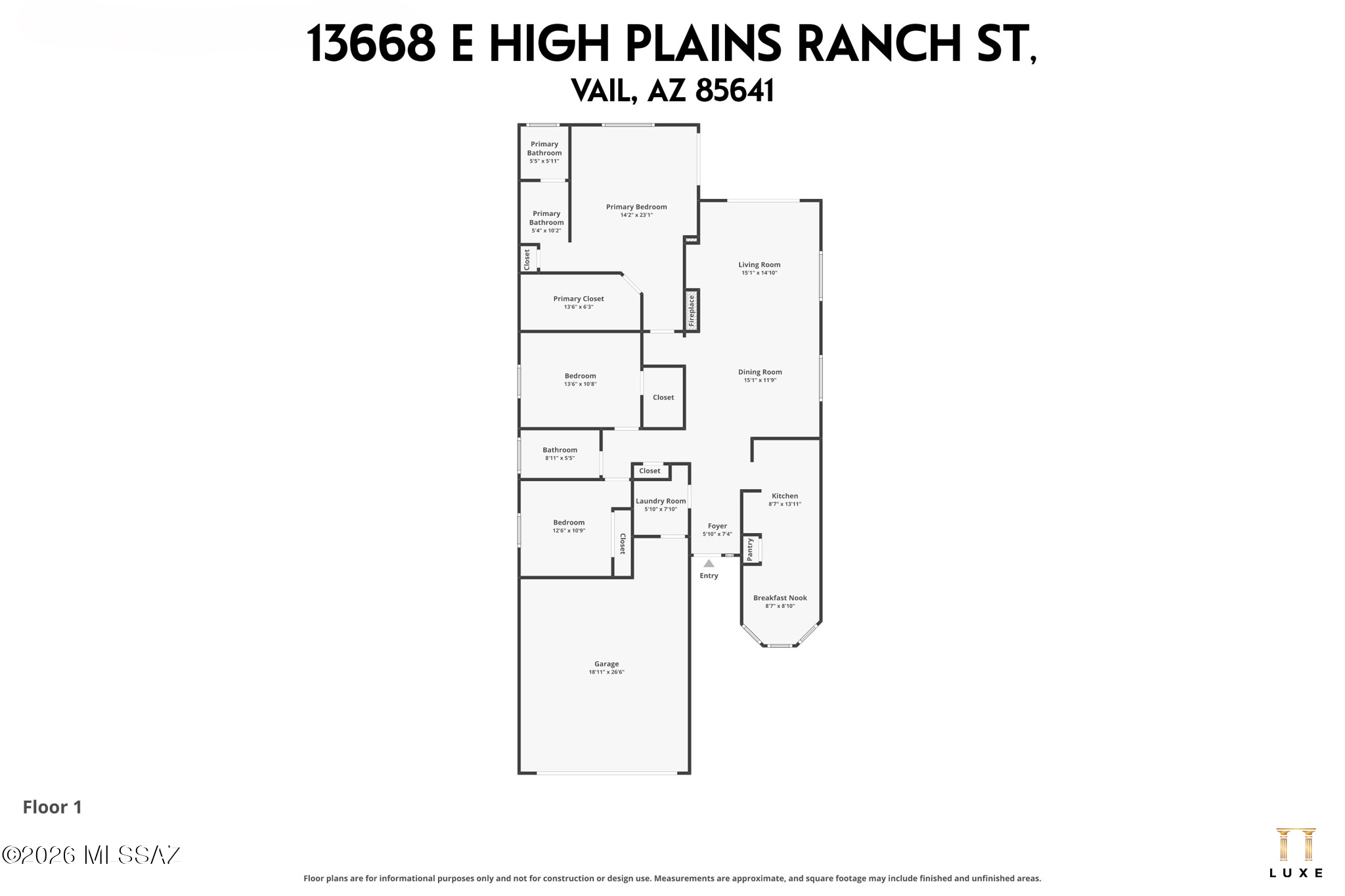 13668 East High Plains Ranch Street Vail, AZ 85641 - Photo 51 of 51 a picture of a bench in a white building