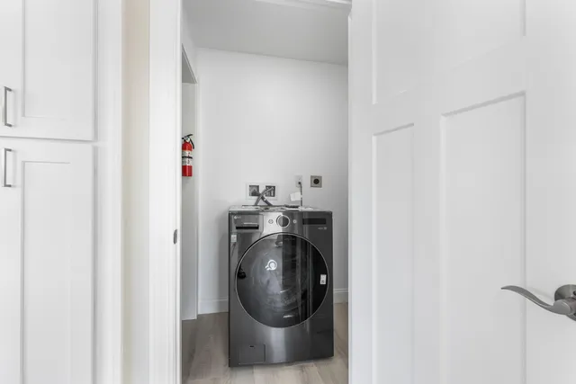 a picture of a bench in front of a door