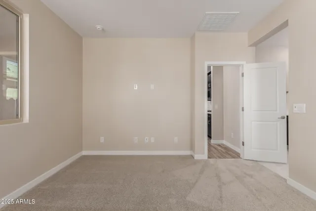 a view of an empty room