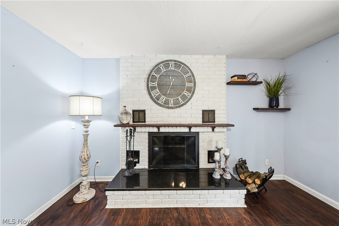 134 Hurd Road Aurora, OH 44202 - Photo 15 of 41 wood fireplace