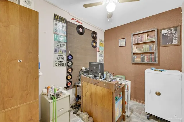 a room with storage and utility