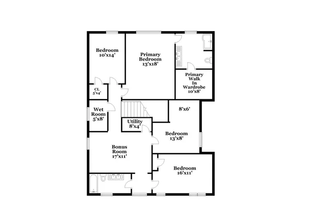 a picture of a bench in a white house