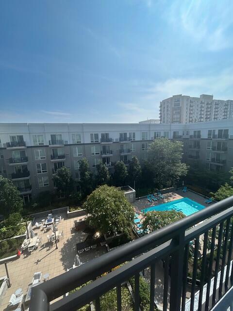 120 A Towne Street, Unit 237 Stamford, CT 06902 - Photo 13 of 20 a view of a city from a balcony