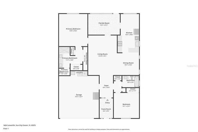 a view of a house with backyard sitting area and garden