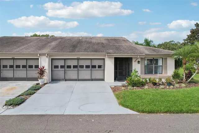 front view of house with a yard
