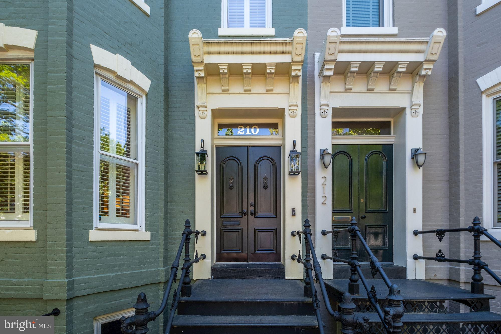 210 6th Street Southeast Washington, DC 20003 - Photo 2 of 38 Federal-style brick townhome