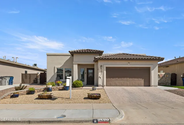 a view of a house with patio