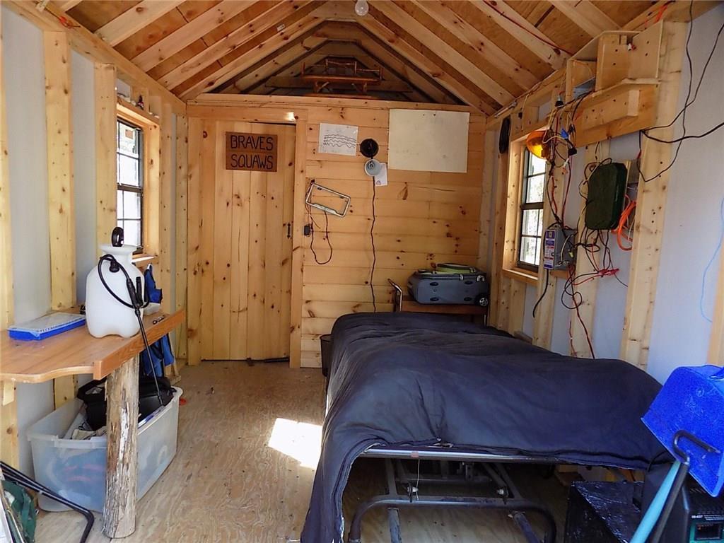 83 N Road Lamoine, ME 04605 - Photo 8 of 18 Interior of the bunk house. Door in...