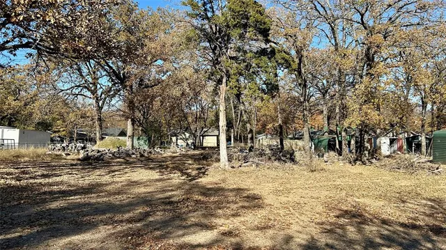 a view of road with trees