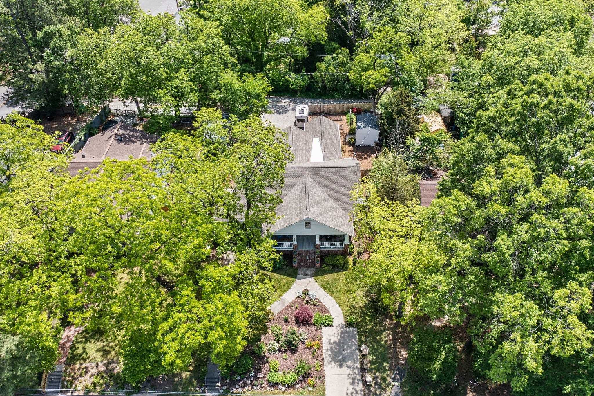 2305 Chapel Hill Road Durham, NC 27707 - Photo 40 of 45 Aerial View of Front of House