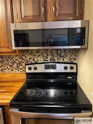 a stove top oven sitting inside of a kitchen