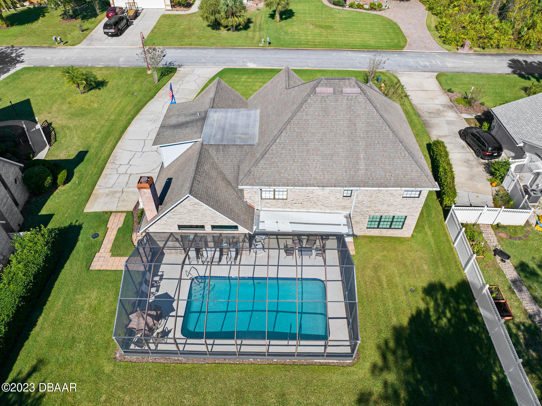 48 Winding Creek Way Ormond Beach, FL 32174 - Photo 5 of 11 an aerial view of a house with a yard