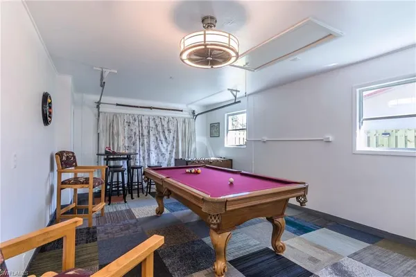 a room with furniture and window