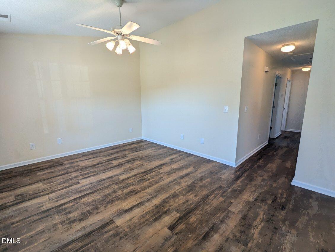 100 Reebe Circle Selma, NC 27576 - Photo 5 of 19 an empty room with fan and a ceiling fan
