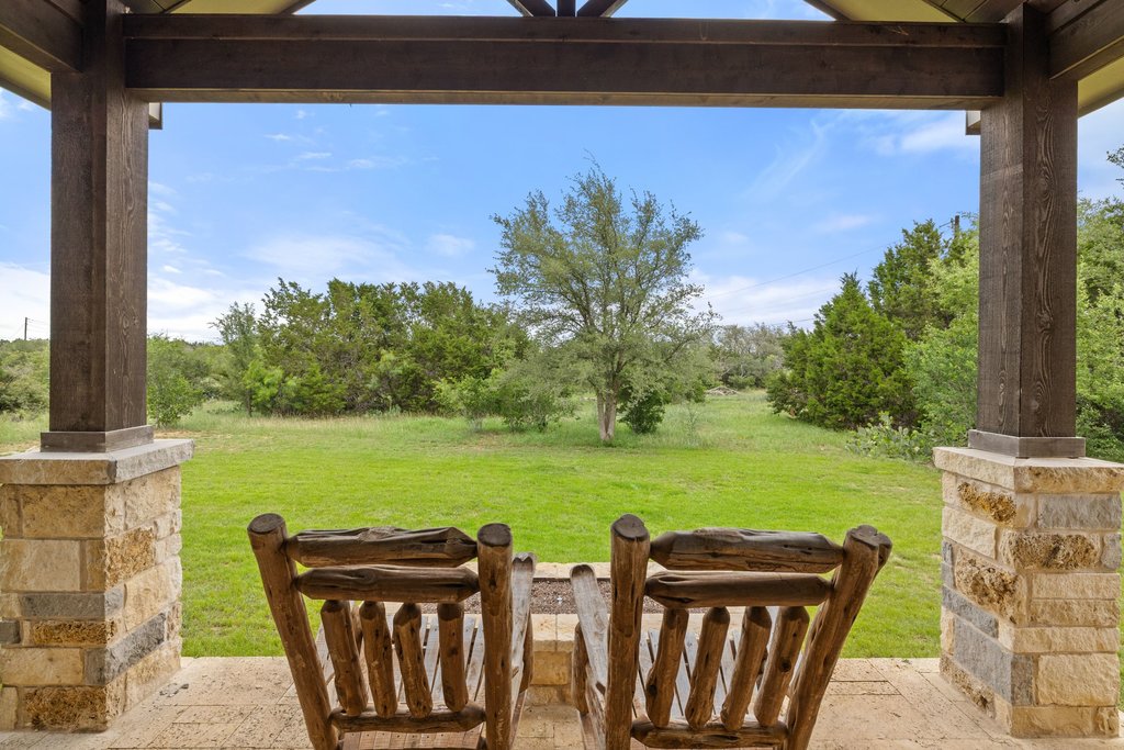 3830 Outback Trail Spicewood, TX 78669 - Photo 31 of 40 a view of outdoor space with seating area