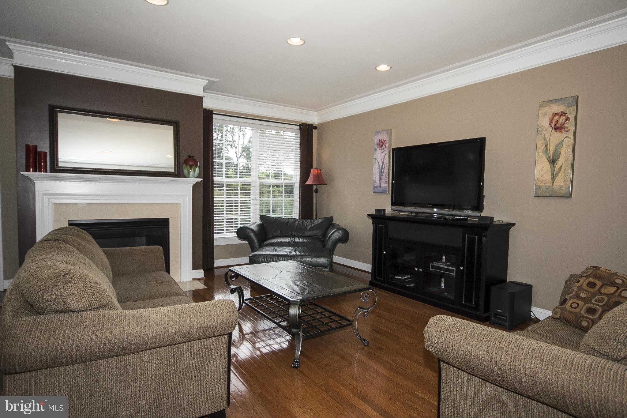 5107 Bright Owl Road Perry Hall, MD 21128 - Photo 5 of 30 Living Room with Fireplace.