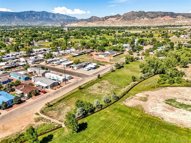 a view of city and ocean