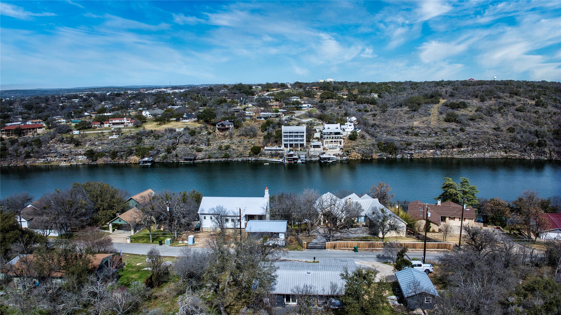 0 Uno Street Marble Falls, TX 78654 - Photo 4 of 25 Bird's eye view of a nearby body of water