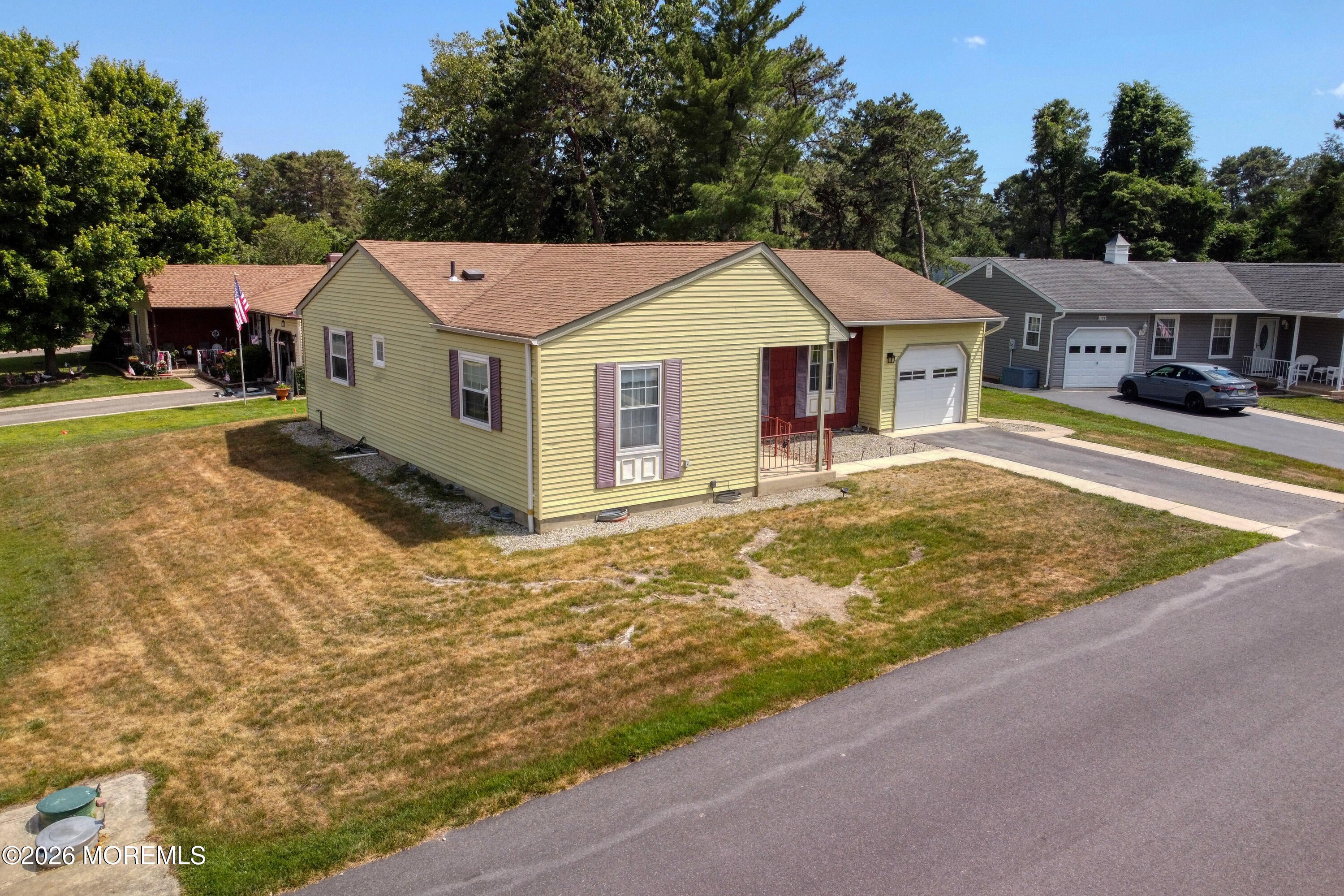 108 Sunset Road Whiting, NJ 08759 - Photo 20 of 27 Side Aerial View 108 Sunset Rd