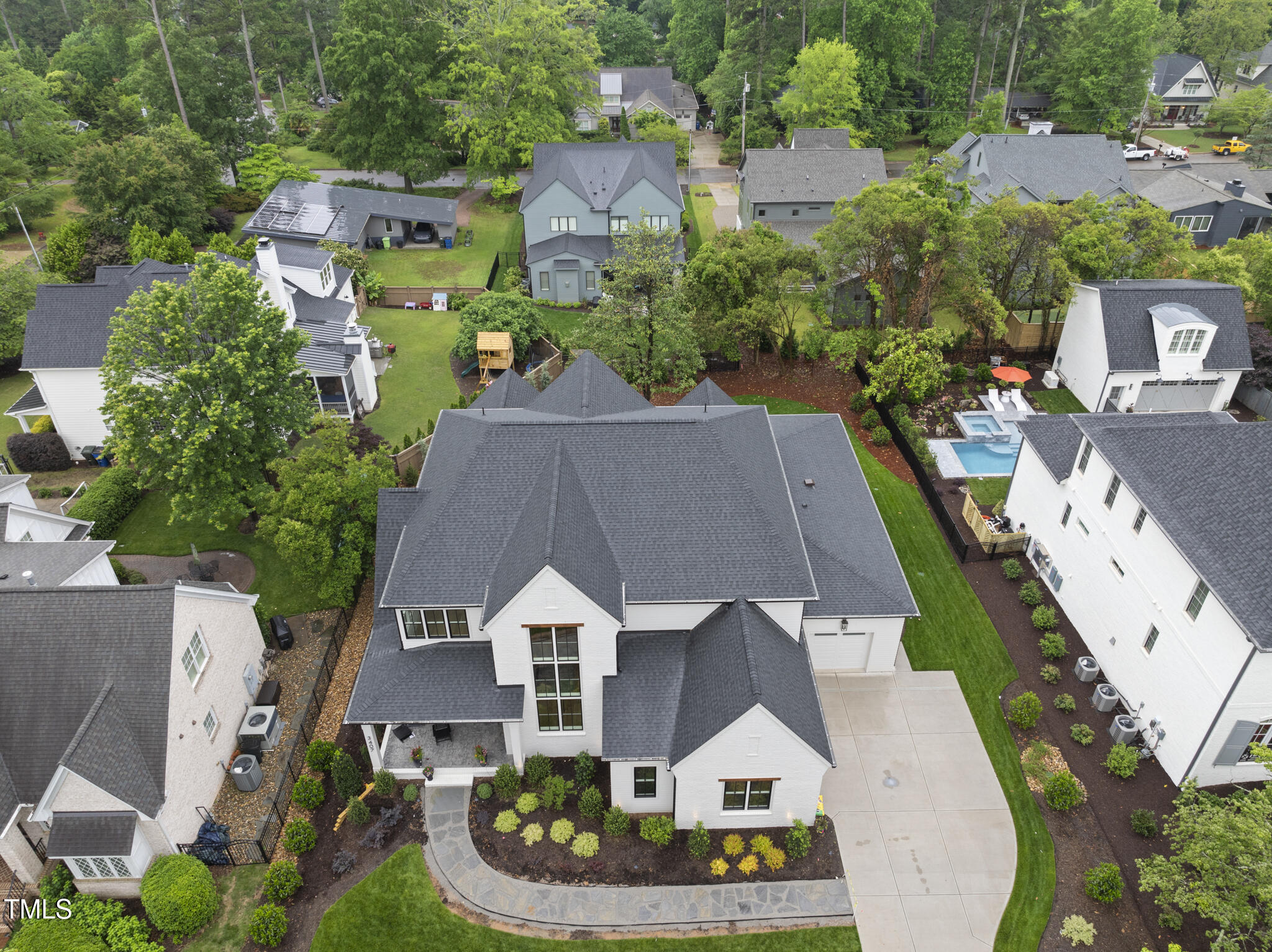 3407 Churchill Road Raleigh, NC 27607 - Photo 43 of 44 Drone