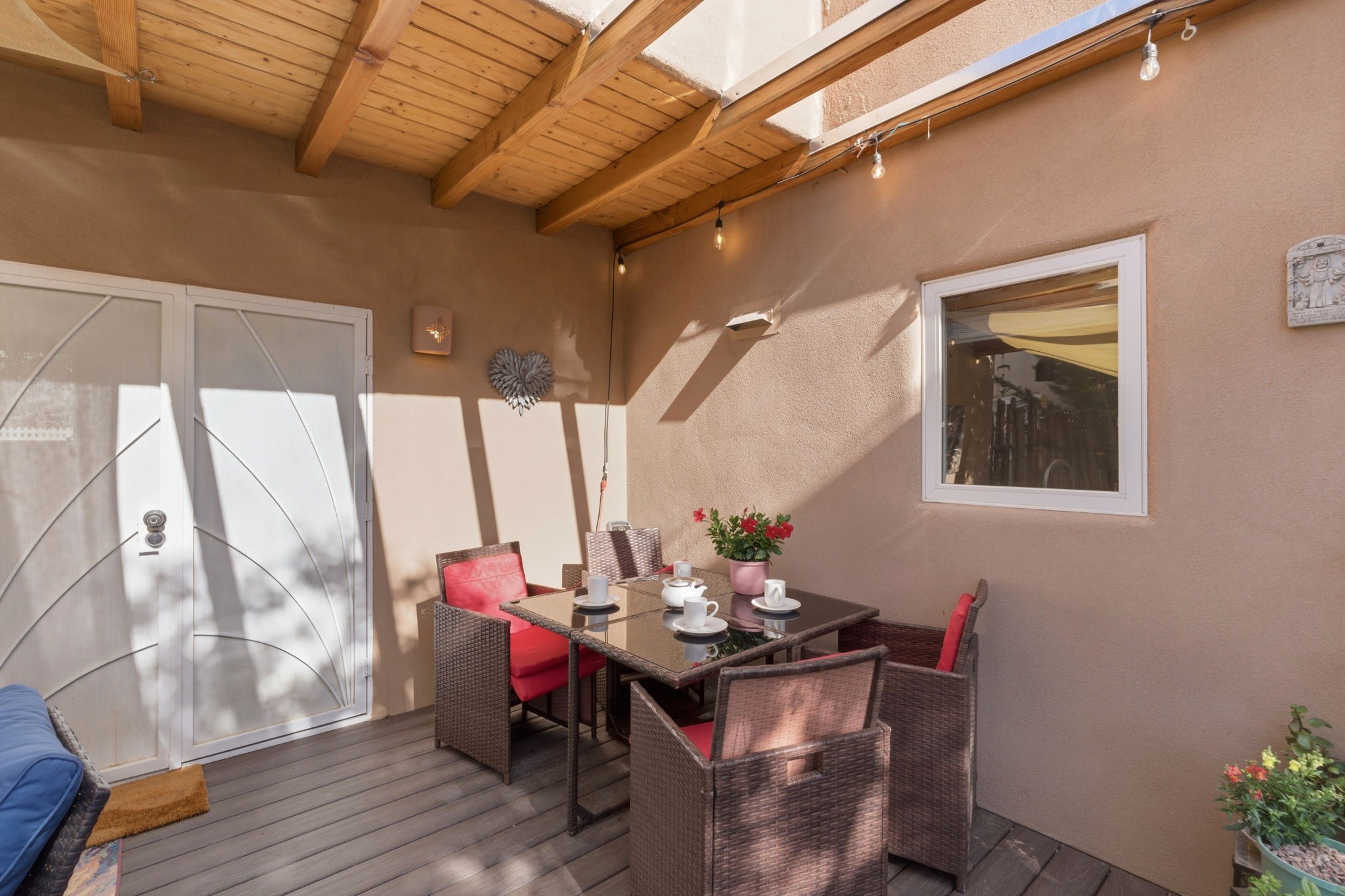 3 Silver Buckle Road Santa Fe, NM 87508 - Photo 28 of 34 Outdoor covered dining