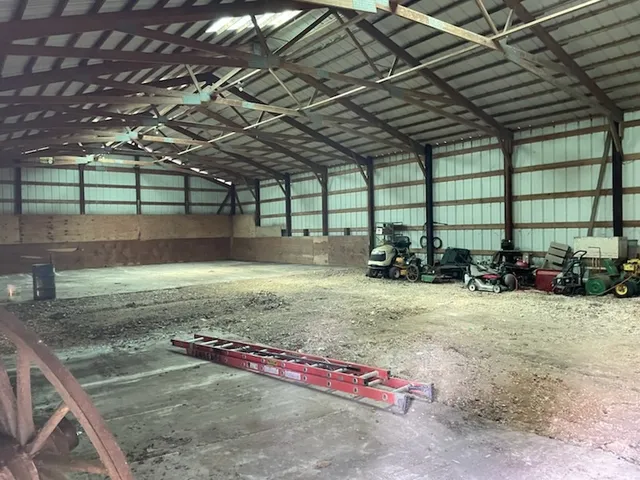 a view of a house with a small yard