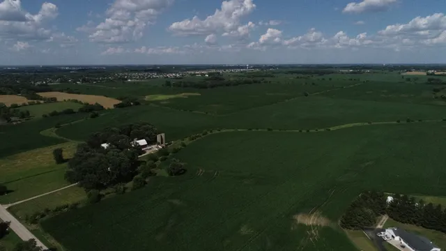 a view of a lake in middle of forest
