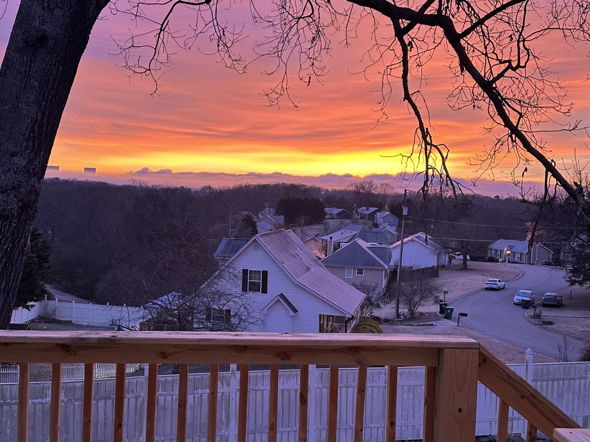 2025 Bice Road Soddy Daisy, TN 37379 - Photo 6 of 27 Beautiful Sunrise from back porch