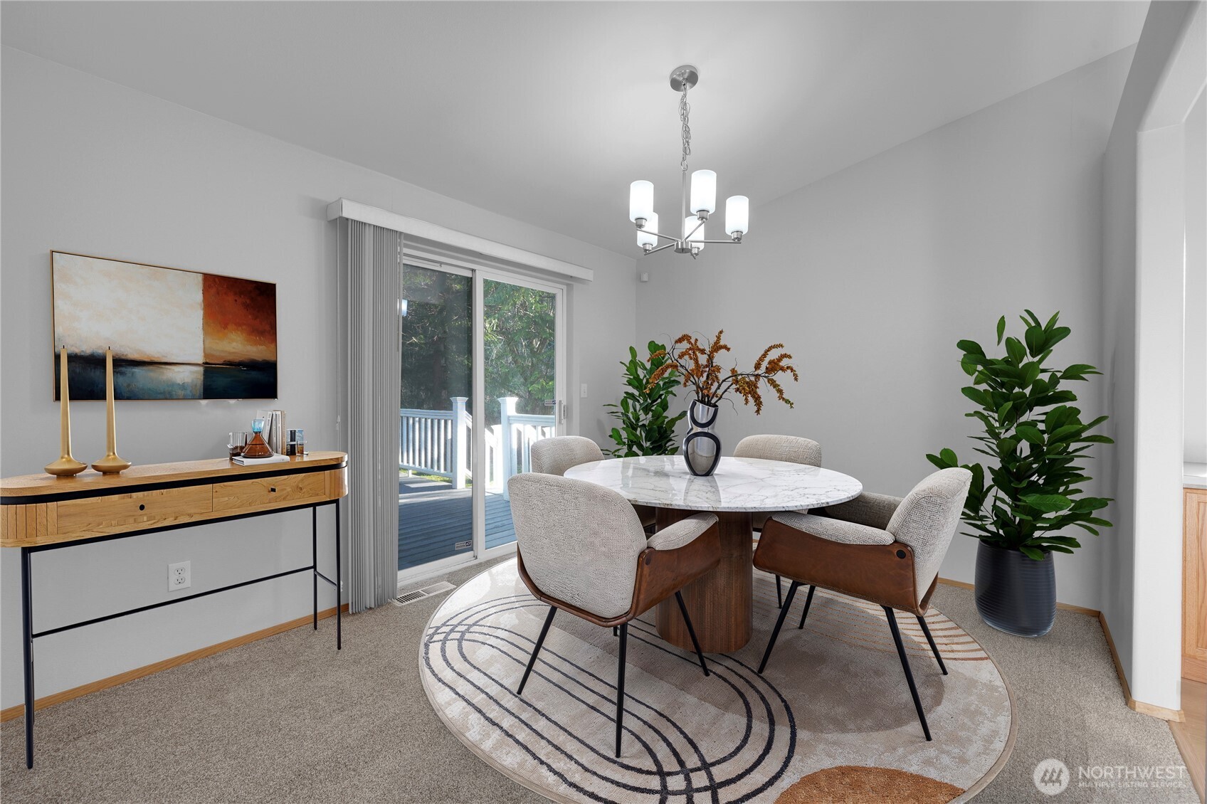 24005 72nd Avenue East Graham, WA 98338 - Photo 8 of 32 a view of a dining room with furniture window and wooden floor
