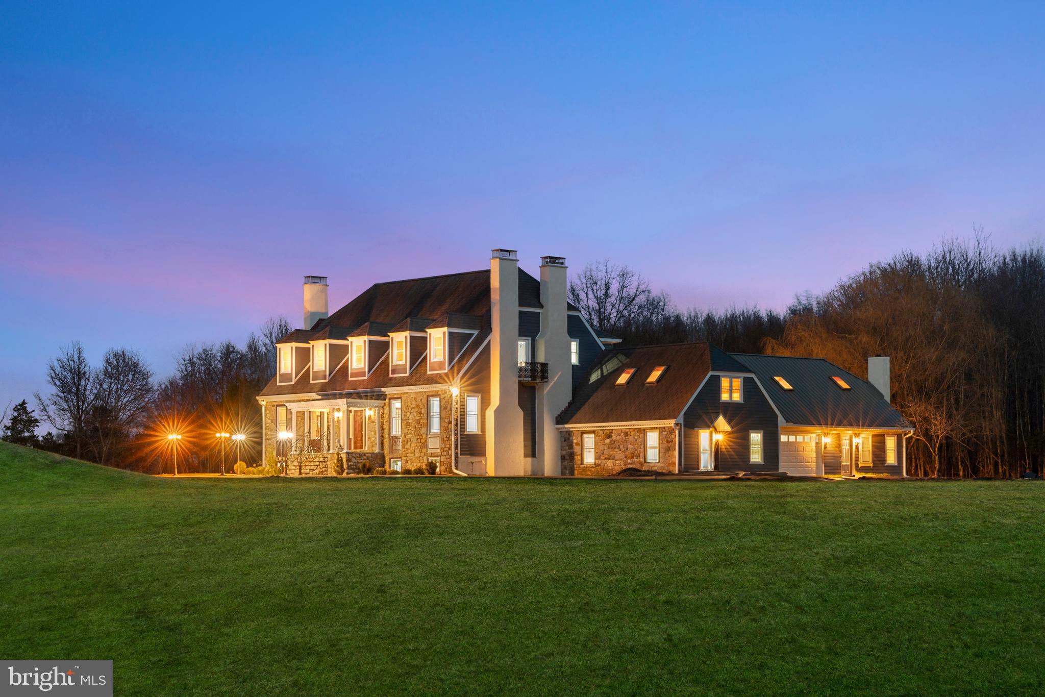 327 Geigel Hill Road Upper Black Eddy, PA 18972 - Photo 1 of 145 Main house "twilight exteriors"
