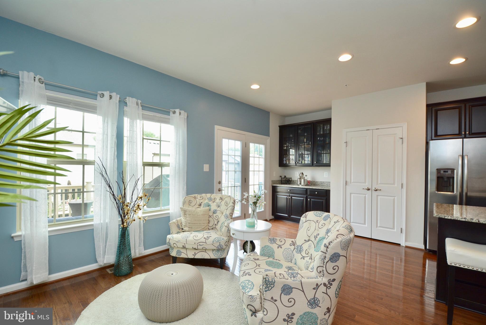 Morning Room w/ view of Kitchen Hutch