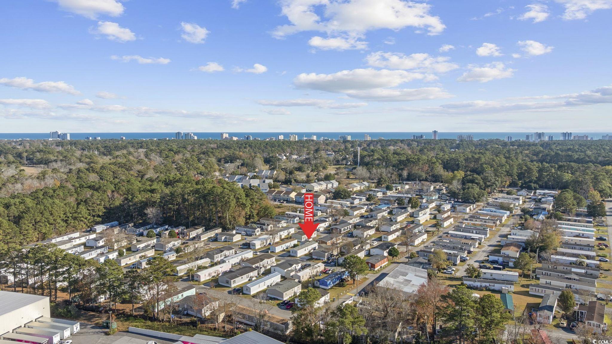 2000 Highway 15 Myrtle Beach, SC 29577 - Photo 26 of 27 Aerial view of residential area with a tree filled landscape