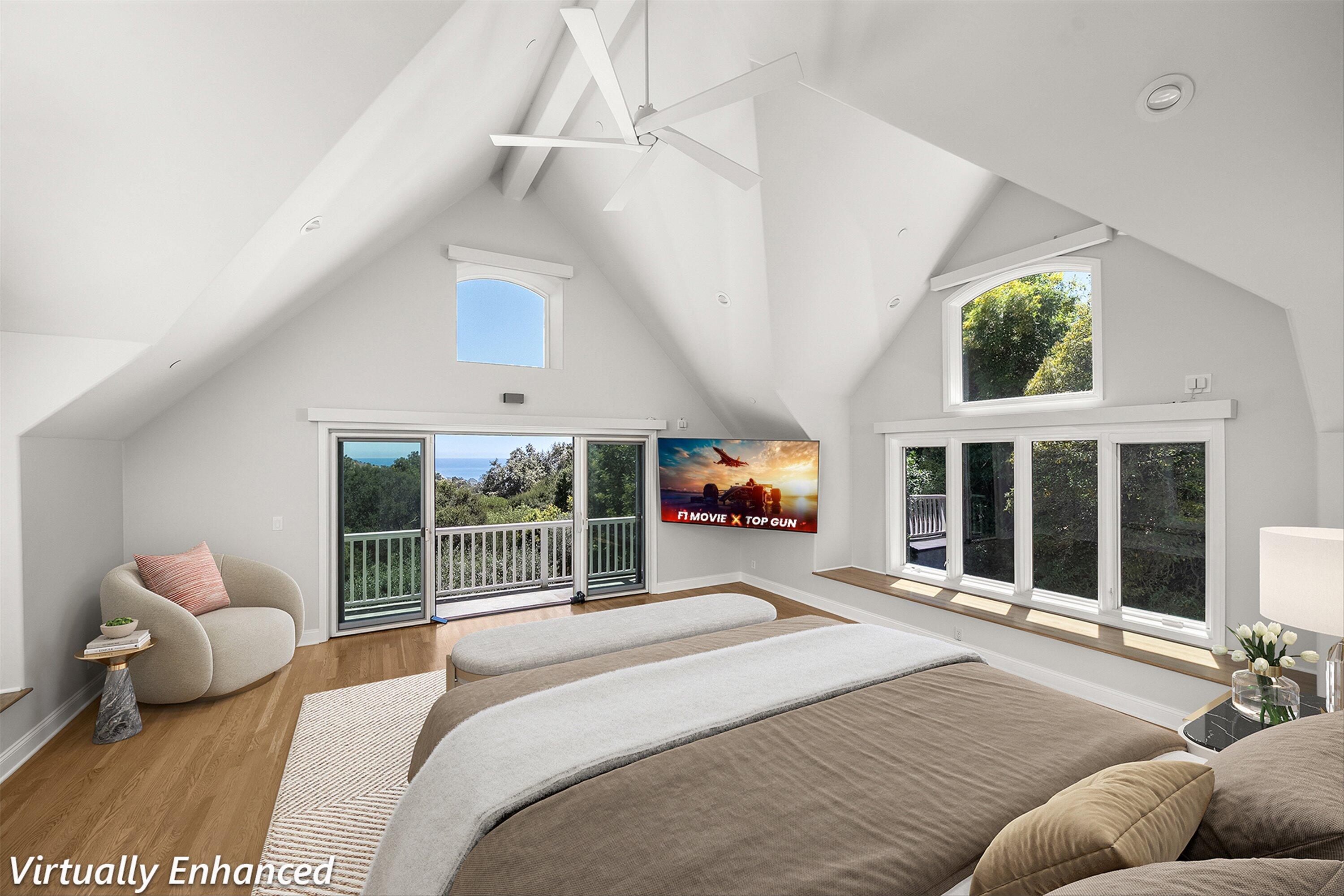 2850 Torito Road Montecito, CA 93108 - Photo 19 of 26 Primary Bdrm Ocean View - Enhanced
