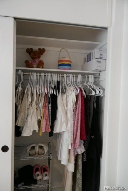 830 20th Street, Unit 303 Boulder, CO 80302 - Photo 14 of 28 a view of walk in closet with clothes and shoes
