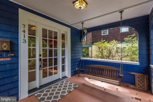 a view of front door