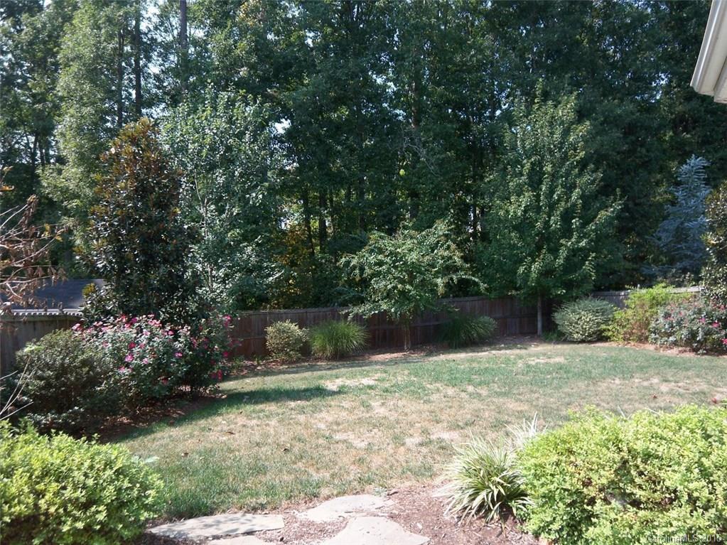13313 Chelsea Ridge Lane Huntersville, NC 28078 - Photo 10 of 10 a backyard of a house with lots of green space and fountain
