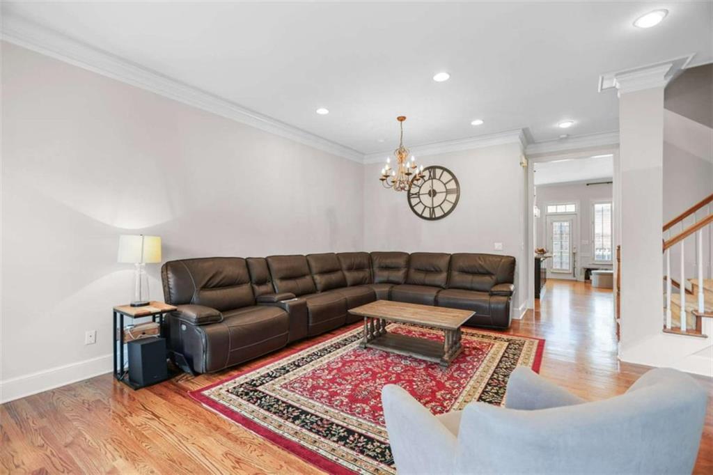4712 Ivy Ridge Drive Southeast Atlanta, GA 30339 - Photo 12 of 82 a living room with furniture and a rug
