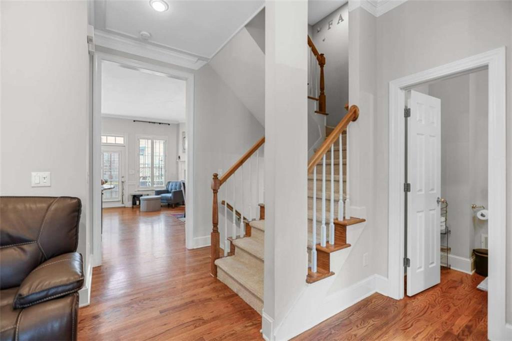 4712 Ivy Ridge Drive Southeast Atlanta, GA 30339 - Photo 17 of 82 a view of livingroom with furniture and wooden floor